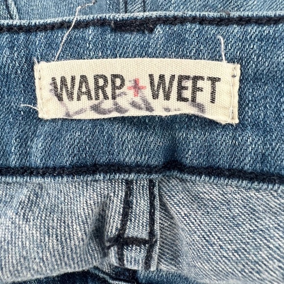 Warp + Weft Straight Leg Ripped Rough Hem Jeans Size 26 Women's - Picture 2 of 5